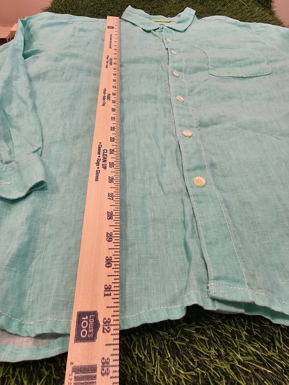 Tommy Bahama 100% Linen Long Sleeve Button-Down - XXL - Picture 4 of 9